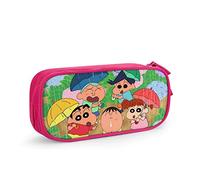 QNSZWDGE Crayon Shin Chan Pencil Case D Custom Print Pink