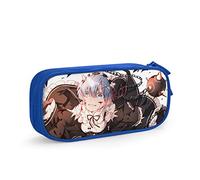 QNSZWDGE Cute Rem Re Zero D Pencil Case Custom Print Blue