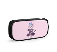 QNSZWDGE Cute Rem Re Zero Pencil Case Custom Print Black