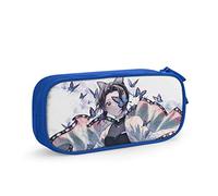 QNSZWDGE Demon Slayer Shinobu Kocho Pencil Case Blue