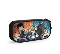 QNSZWDGE Fullmetal Alchemist Black Pencil Case