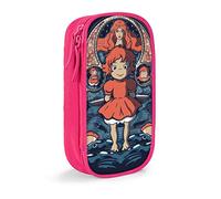 QNSZWDGE Hayao Miyazaki Ponyo Pink Pencil Case