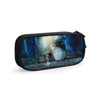 QNSZWDGE Hayao Miyazaki Totoro D Custom Print Pencil Case Black