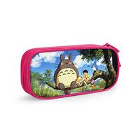 QNSZWDGE Hayao Miyazaki Totoro D Custom Print Pink Pencil Case