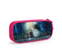 QNSZWDGE Hayao Miyazaki Totoro D Custom Print Pink Pencil Case