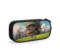 QNSZWDGE Howl's Moving Castle Pencil Case D Custom Print Black