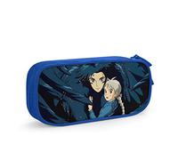 QNSZWDGE Howl's Moving Castle Pencil Case D Custom Print Blue