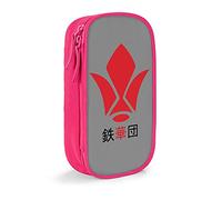 QNSZWDGE Iron Blooded Gundam Logo Pencil Case D Custom Print Pink