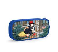 QNSZWDGE Kiki Hayao Miyazaki Blue Pencil Case