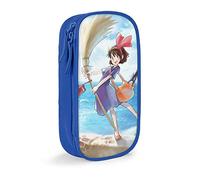 QNSZWDGE Kiki Hayao Miyazaki Custom Print Pencil Case Blue