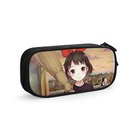QNSZWDGE Kiki Hayao Miyazaki Pencil Case Custom Print Black