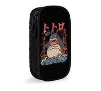 QNSZWDGE My Neighbor Totoro The Neighbors Attack Pencil Case Black