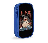 QNSZWDGE My Neighbor Totoro The Neighbors Attack Pencil Case Blue