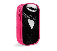 QNSZWDGE Nightmare Before Christmas Pencil Case Pen Bag Pink