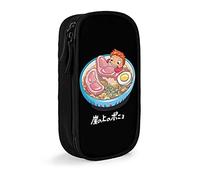 QNSZWDGE Ponyo on The Cliff Ham Ramen Pencil Case D Custom Print Black