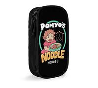 QNSZWDGE Ponyo On The Cliff Noodle House Pencil Case Custom Print Black