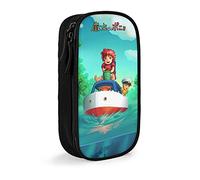 QNSZWDGE Ponyo on The Cliff Pencil Case D Custom Print Black