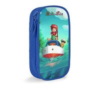 QNSZWDGE Ponyo on The Cliff Pencil Case D Custom Print Blue