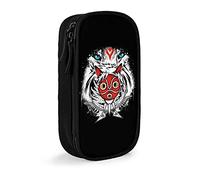 QNSZWDGE Princess Mononoke Forest Spirit Protector Pencil Case Black
