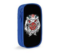 QNSZWDGE Princess Mononoke Forest Spirit Protector Pencil Case Blue