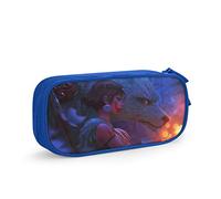 QNSZWDGE San Princess Mononoke Pencil Case D Custom Print Blue