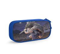 QNSZWDGE San Princess Mononoke Pencil Case D Custom Print Blue
