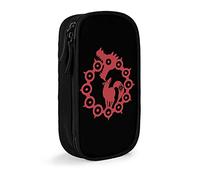 QNSZWDGE The Seven Deadly Sins Logo Pencil Case Black