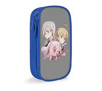 QNSZWDGE The Seven Deadly Sins Pencil Case D Custom Print Blue