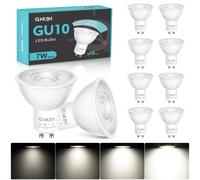 QNUJN GU10 LED Bulbs Dimmable, Cool White 6000K LED Light