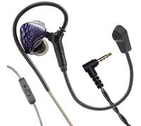 QOA Celest WyvernBlack Pro Gaming Earbuds Wired in-Ear Earphones with Mic IEM HiFi in Ear Monitor Bass with 10mm LCP Driver, Detachable Cable for Smartphones/PC/Tablet/Gaming/Video/Music/Calling