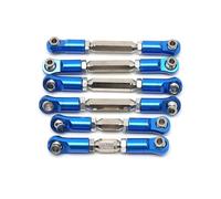 QOAKSDY Front Rear Drive Shaft For Arrma For Granite For SENTON For VORTEKS For Typhon For Big 1/10 rc Car Upgrade Parts Metal Tie Rods Linkage Links Set(Blue)
