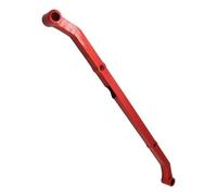 QOAKSDY Front Rear Drive Shaft For Axial For SCX10 1/10 rc Car Part 1pcs Aluminum Alloy persistent Steering Link Rod Linkage Tie(Red)