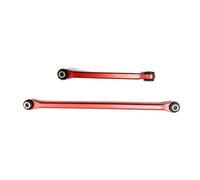 QOAKSDY Front Rear Drive Shaft For Axial For UTB18 1/18 rc Car Part 2pcs Aluminum Alloy persistent Steering Link Rod Linkage Tie(Red)