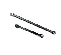 QOAKSDY Front Rear Drive Shaft For Axial For UTB18 1/18 rc Car Part Accessories Replacement Parts 2pcs Aluminum Alloy Steering Link Rod(Black)