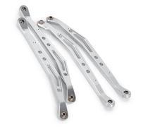 QOAKSDY Front Rear Drive Shaft For Axial For Wraith 90018 1/10 RC Crawler Car Aluminum Link Rod Upper Lower Arm Chassis Suspension Linkage(White,Upper-Red)