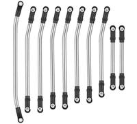 QOAKSDY Front Rear Drive Shaft For Element For Enduro For Sendero 1/10 RC Crawler Car Steel Linkages Suspension Links With Rod End Linkage