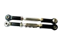 QOAKSDY Front Rear Drive Shaft For HPI For BULLET3.0 1/10 rc Car Accessories Replacement Parts Aluminum Alloy Wheelbase Steering Link Rod Set(Black)