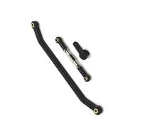 QOAKSDY Front Rear Drive Shaft For MN For MN128 1/12 OFF-Road RC Upgrade Part Steering Link Rod rc Car persistent Linkage Tie(Black)