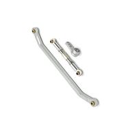 QOAKSDY Front Rear Drive Shaft For MN For MN128 1/12 OFF-Road RC Upgrade Part Steering Link Rod rc Car persistent Linkage Tie(Silver)