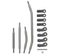 QOAKSDY Front Rear Drive Shaft For Redcat For GEN8 1/10 RC Crawler Car Upgrade Parts Accessory 6mm Steel M4 Steering Link Rod Linkage Kit