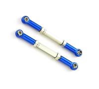 QOAKSDY Front Rear Drive Shaft For SLASH 1/16 RC Upgrade Part Aluminum Alloy Wheelbase Rc Steering Link Rod Set 2x(Dark blue)