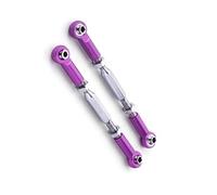 QOAKSDY Front Rear Drive Shaft For SLASH 4x4 1/10 OFF-Road RC Upgrade Part Steering Link Rod rc Car persistent Linkage Tie(Purple)