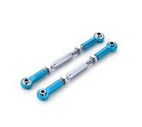 QOAKSDY Front Rear Drive Shaft For SLASH 4x4 1/10 OFF-Road RC Upgrade Part Steering Link Rod rc Car persistent Linkage Tie(Blue)