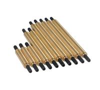 QOAKSDY Front Rear Drive Shaft For TRX-4 1/10 RC Model Car Accessories 10PCS Metal Link Rod Chassis Suspension Steering Linkage Pull