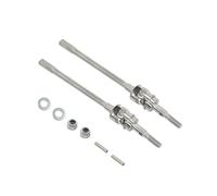 QOAKSDY RC Car Accessories For Axial SCX10-II 90046 90047 For Wrangler 1/10 rc Car Front Rear Joint CVD Drive Shaft Dogbone RC Upgrade Parts Accessories