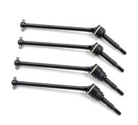 QOAKSDY RC Car Accessories For Traxxas For Slash For Rustler For Stampede For Hoss For VXL 4X4 1/10 rc Car Parts 4PC Steel Front And Rear Drive Shaft