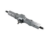 QOAKSDY RC Car Front Rear Axle For WPL C14 C24 B14 B24 B16 B36 1/16 RC Truck For Rock Crawler Car Upgrade Parts Front Middle Rear Bridge Axle Gear Box(Red,Front)