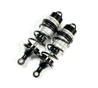QOAKSDY RC Car Shock Absorber For ARRMA 6S 1/7 rc Car Part 2pcs Front Shock Absorber RC Upgrade Aluminum Alloy Threaded Accessories(Black)