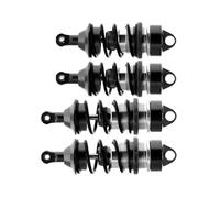 QOAKSDY RC Car Shock Absorber For ARRMA 6S For BLX For Infraction For Felony For Roller 1/7 rc Car Upgrades Accessories 4pcs Metal Shock Absorber Damper(Black)