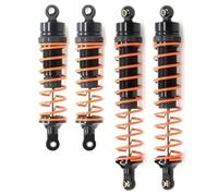 QOAKSDY RC Car Shock Absorber For ARRMA For GRANITE For BIG For ROCK For Crew 1/10 rc Car Parts 4Pcs Metal Front Rear Shock Absorber For Spring Damper(Black)